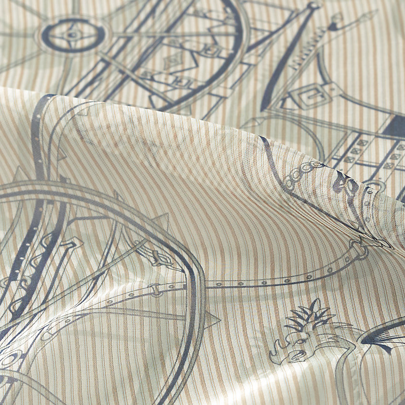 Voitures en Equilibre scarf 45 - Blue | Hermès Canada Voitures en Equilibre scarf 45 - Blue | Hermès Canada